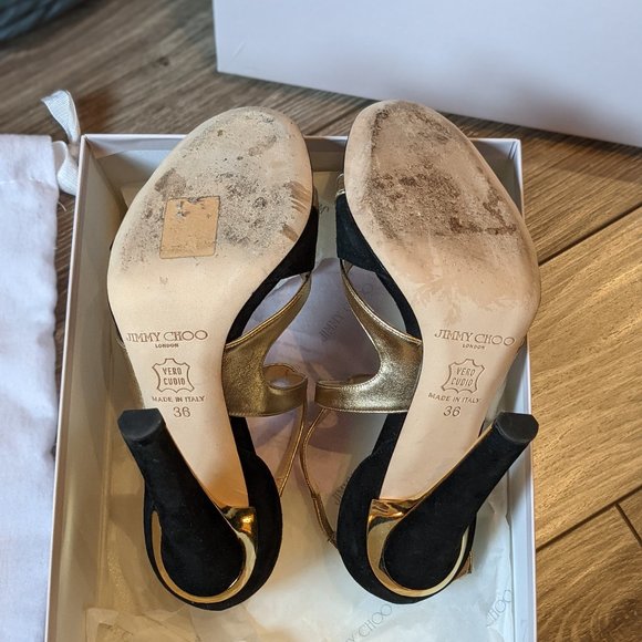 EUC (W36) - JIMMY CHOO Texas Sandal - Picture 6 of 8